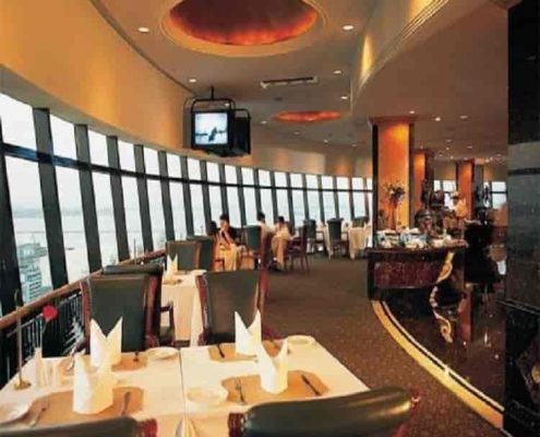رستوران گردان اتوماتیک و 360 درجه کاور